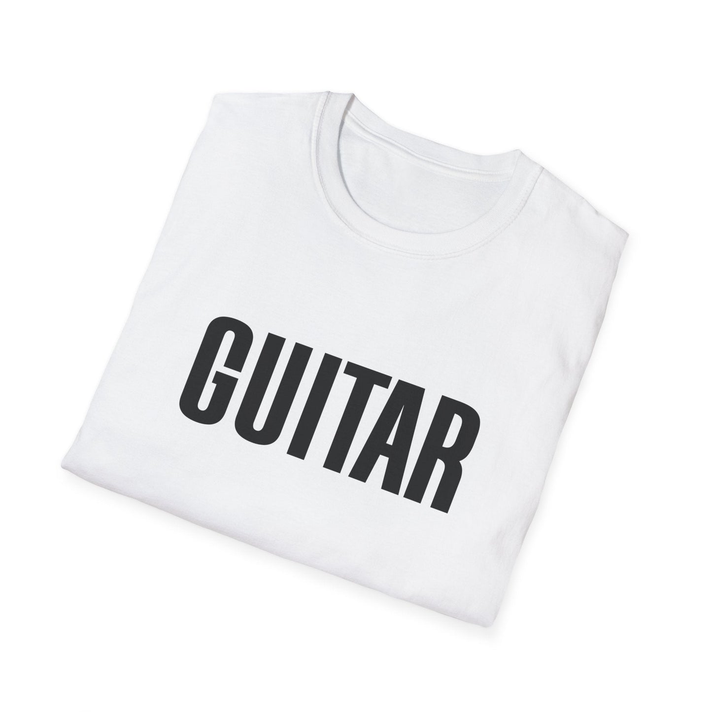 Guitar, Unisex T-shirt (white)