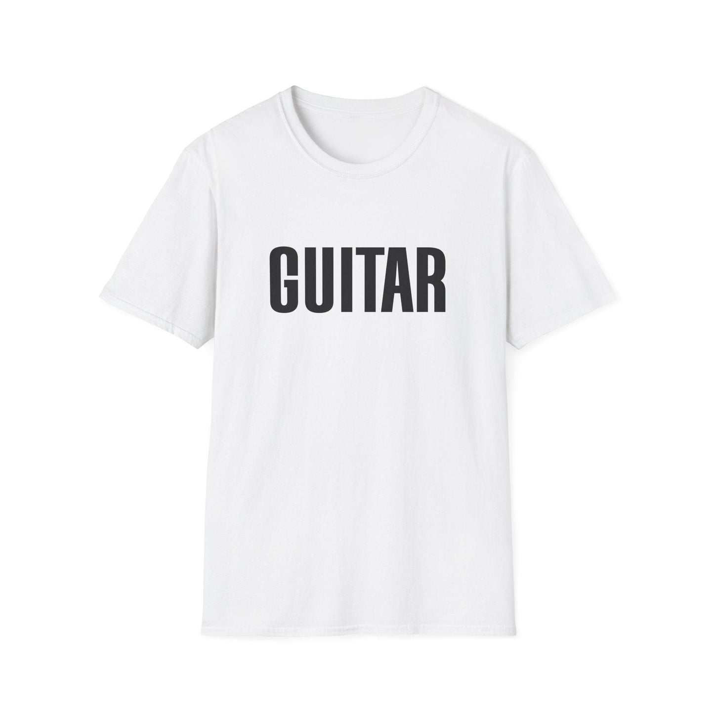 Guitar, Unisex T-shirt (white)