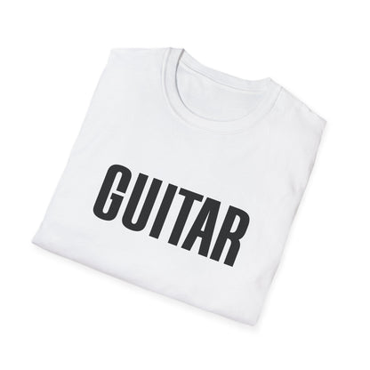 Guitar, Unisex T-shirt (white)