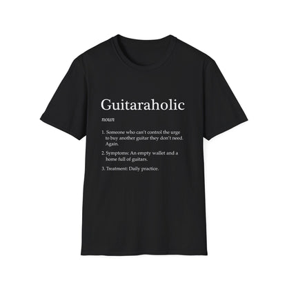 Guitaraholic Definition, Unisex T-shirt