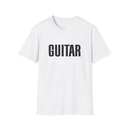 Guitar, Unisex T-shirt (white)