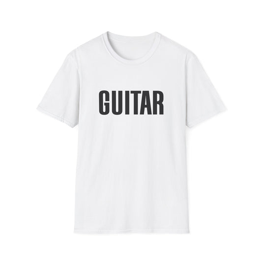 Guitar, Unisex T-shirt (white)