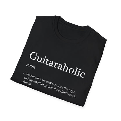 Guitaraholic Definition, Unisex T-shirt